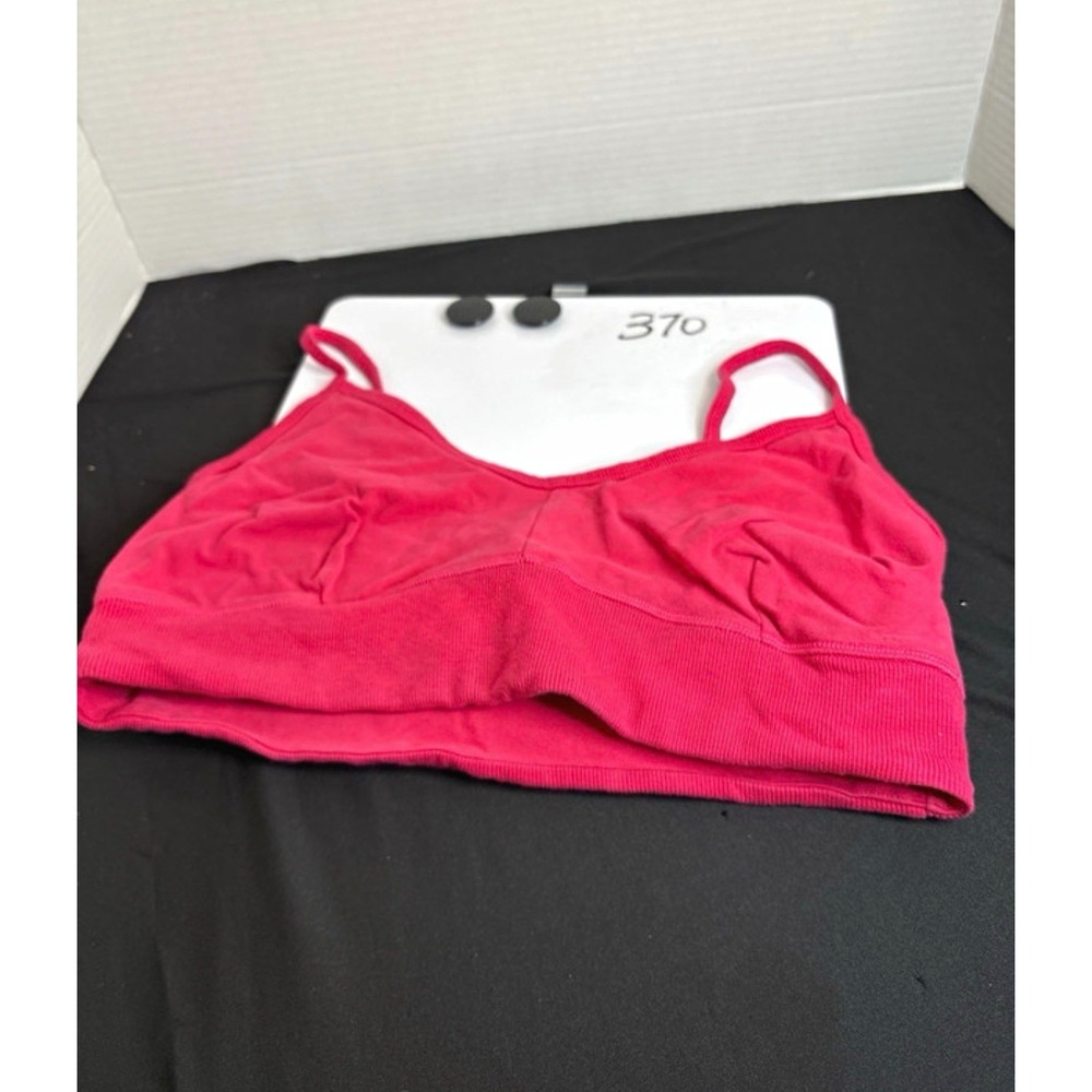 Sincerely Jules for Bandier Red Knit Wireless Bralette